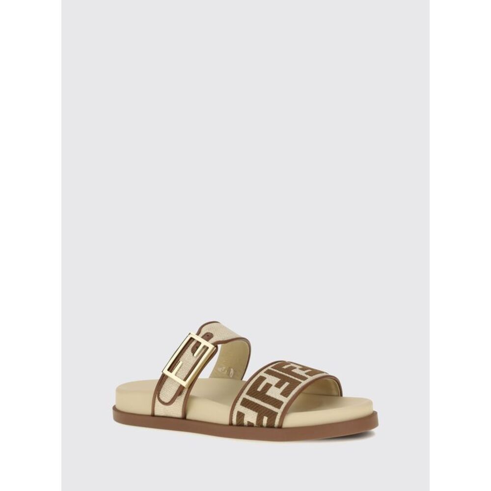 Fendi Heeled Sandal Woman Brown - Picture 2 of 3
